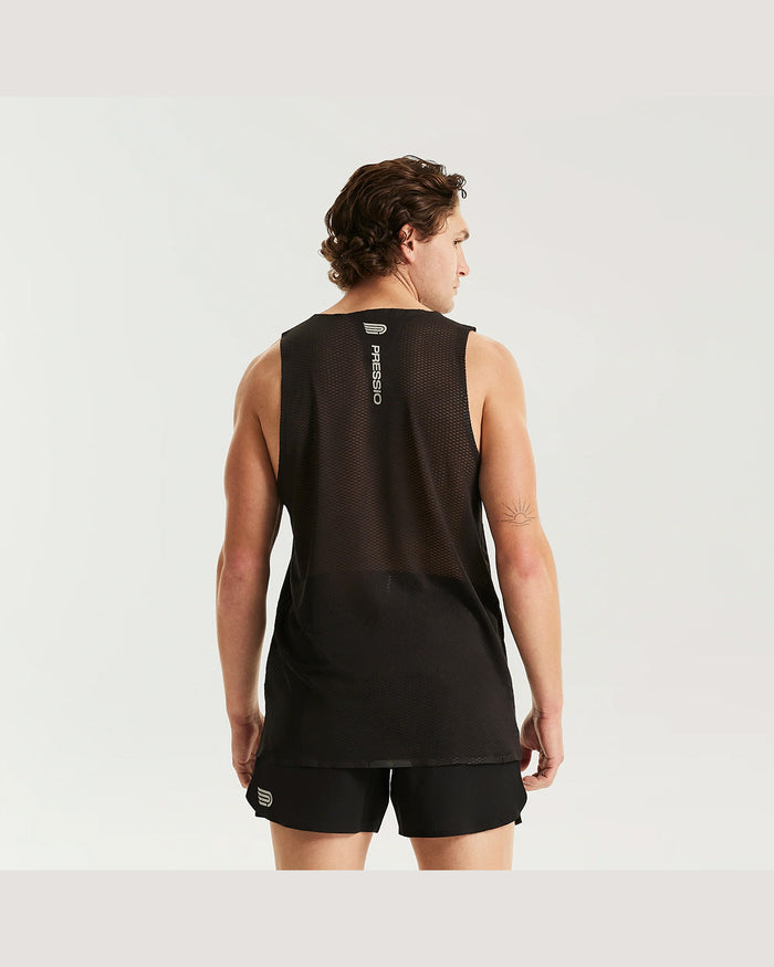 Pressio Men's Elite Singlet - Black