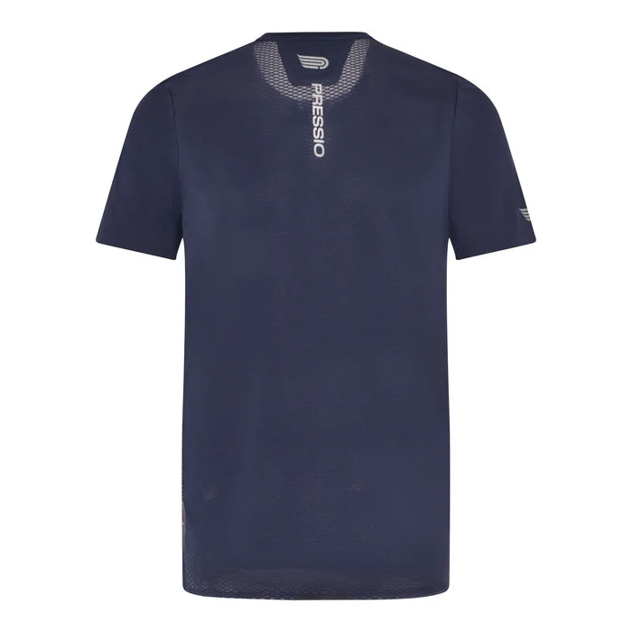 Pressio Men’s Run Elite Short Sleeve Top - NVY/SLV