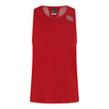 Pressio Men's Run Elite Singlet - FRD/SLV