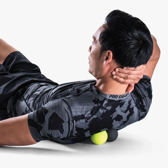 PTP Massage Balls Combo (6.4cm) - Black/Lime