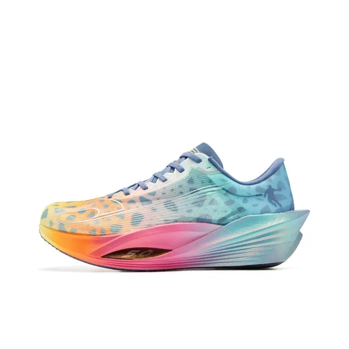 Qiaodan Men's FeiYing PB 5.0 - Drifting Sand Blue/Sun Orange