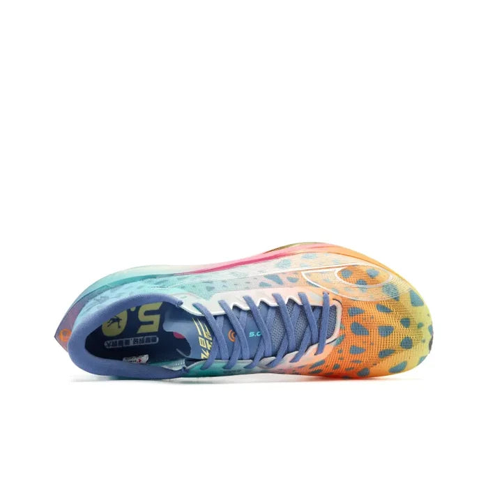 Qiaodan Men's FeiYing PB 5.0 - Drifting Sand Blue/Sun Orange
