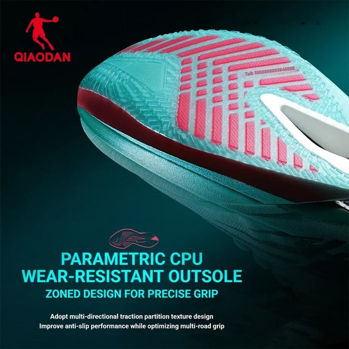 Qiaodan Men's FeiYing PB 6.0 - Glacier Lake Blue/Fluorescent Feiying Pink