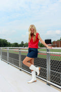 Rachel Knit Sweater - Red