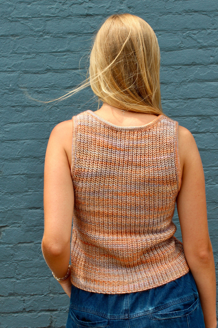 Rachel Multi Color Sweater Tank