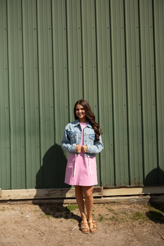 Ralph Tied Waist Crop Jacket