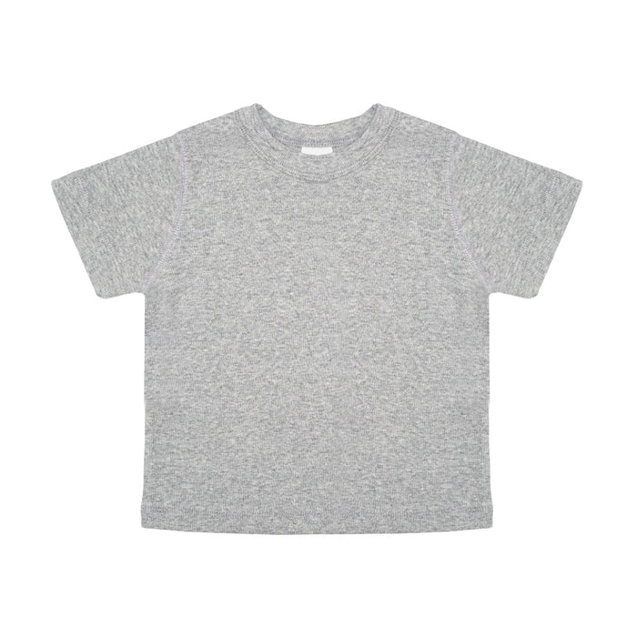 Rib Tee Grey Melange