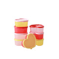 Rice Small Heart Food Boxes - 8 Pack