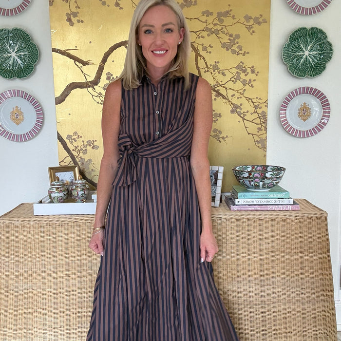 Riley Stripe Tie Dress