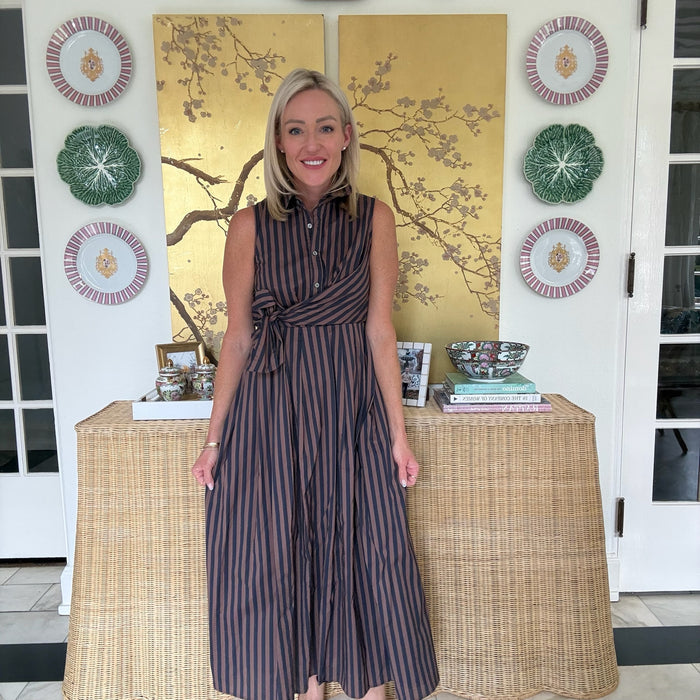 Riley Stripe Tie Dress