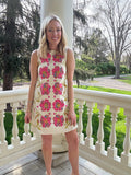 River Floral Embroidery Dress