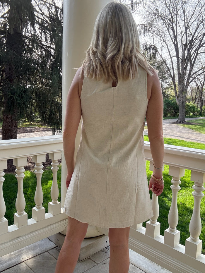 River Floral Embroidery Dress