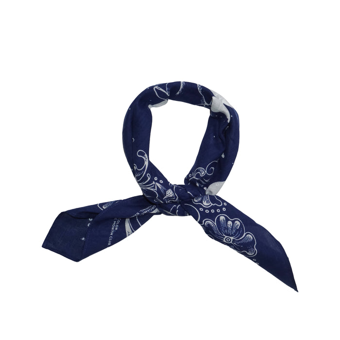 Rushing Cobalt Cotton Bandana
