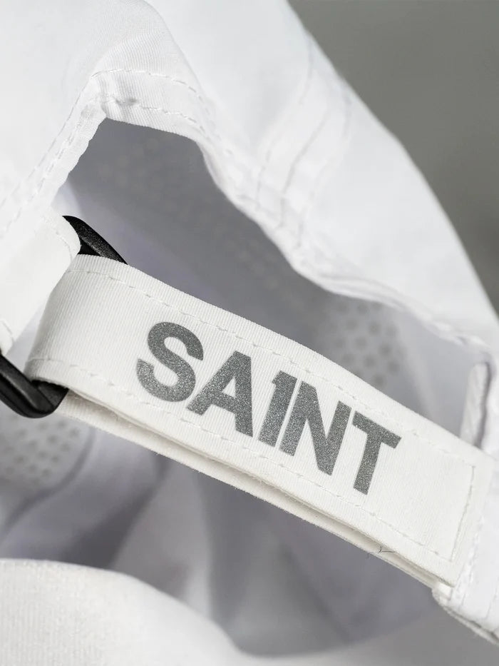 Saint Unisex's Run Cap - White