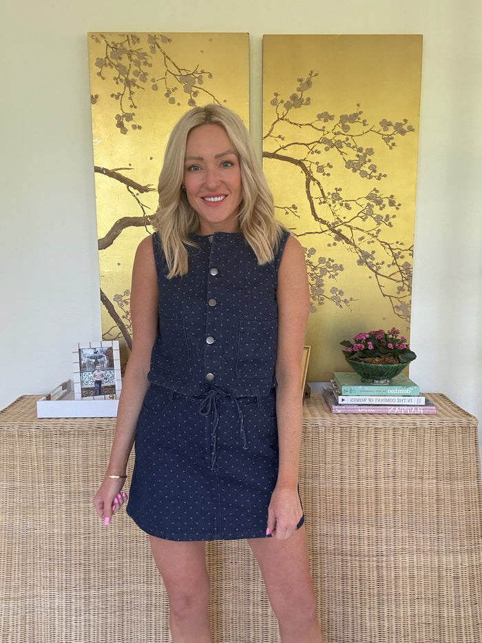Sally Polka Dot Top