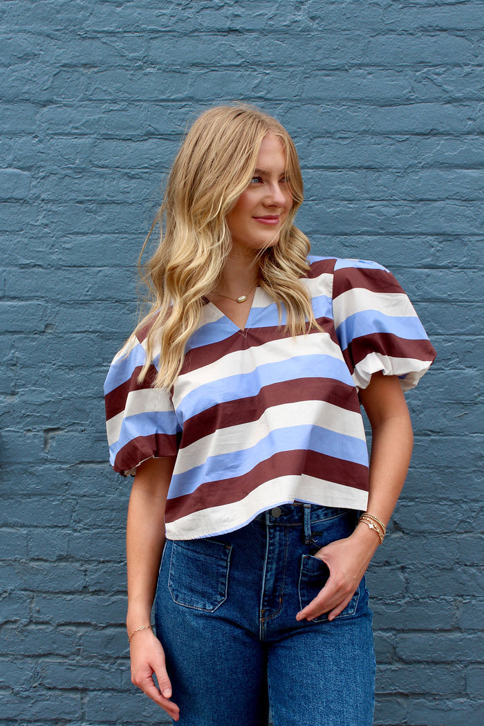 Sally Stripe Top