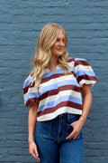 Sally Stripe Top