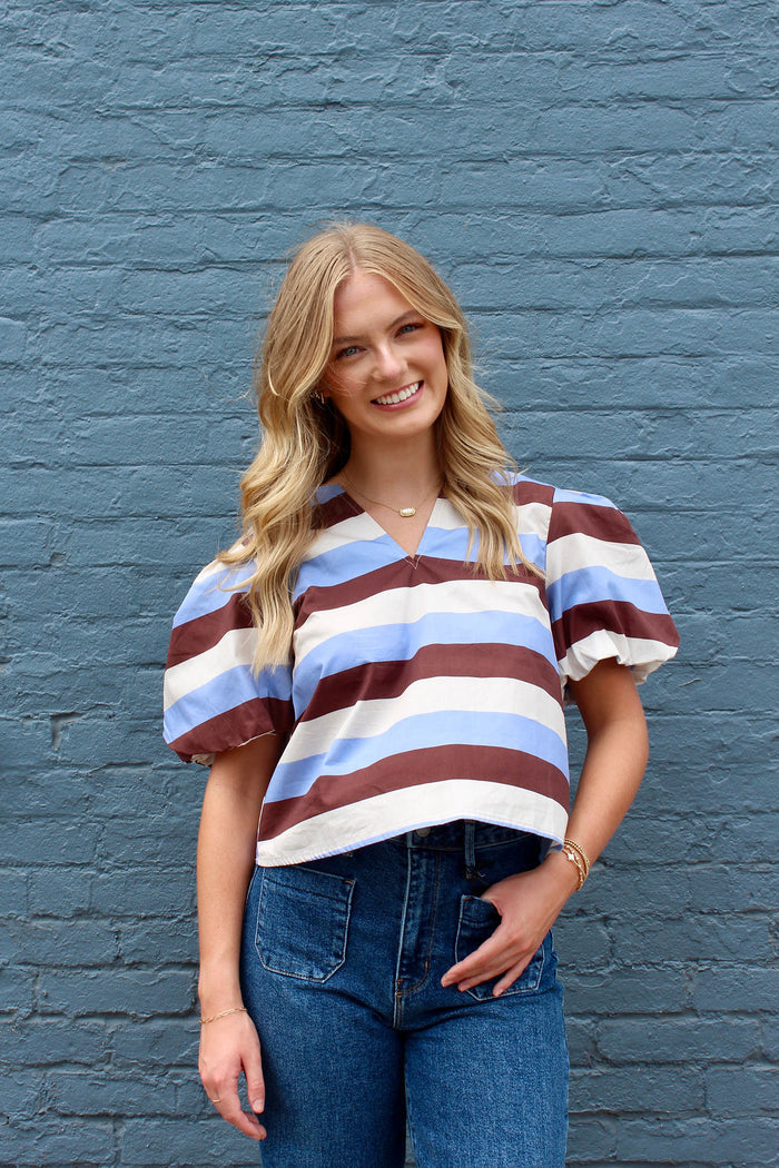 Sally Stripe Top
