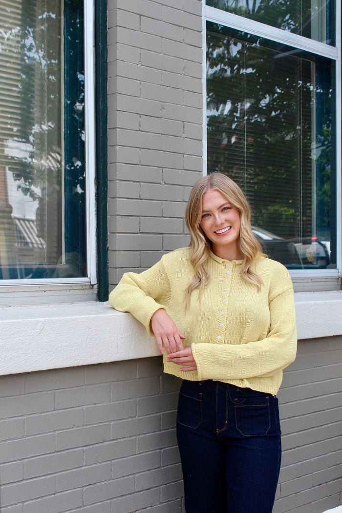 Shana Lightweight Button Front Cardigan