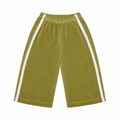 Side Stripe Velour Pants