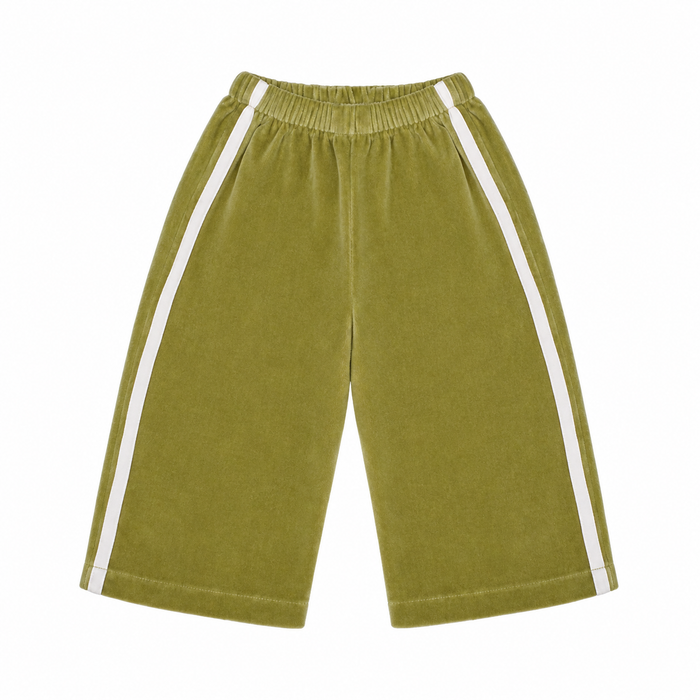 Side Stripe Velour Pants