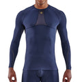 Skins Men's Series 5 Long Sleeve Top - Navy Blue
