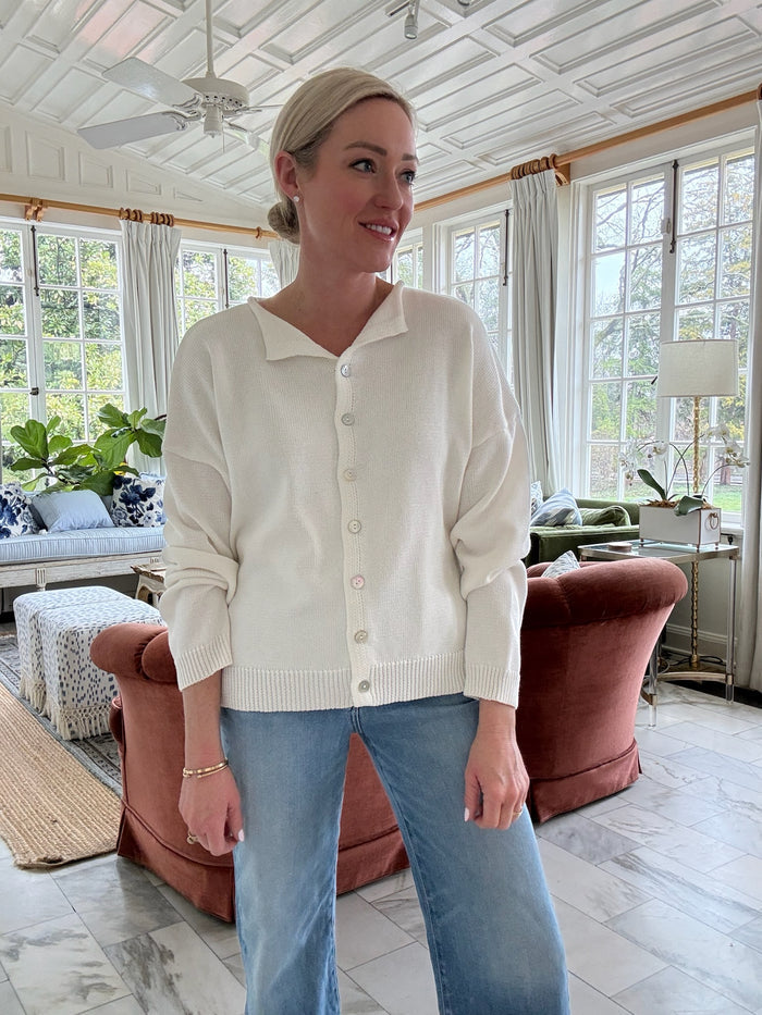 Skylar Rolled Hem Sweater