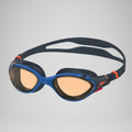 Speedo Adult Biofuse 2.0 Goggles - Navy/Orange