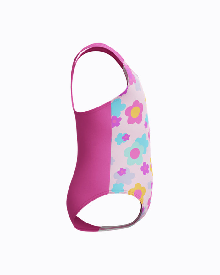 Speedo Infant's (W) Print Racerback 1pc Swimsuit - Pink
