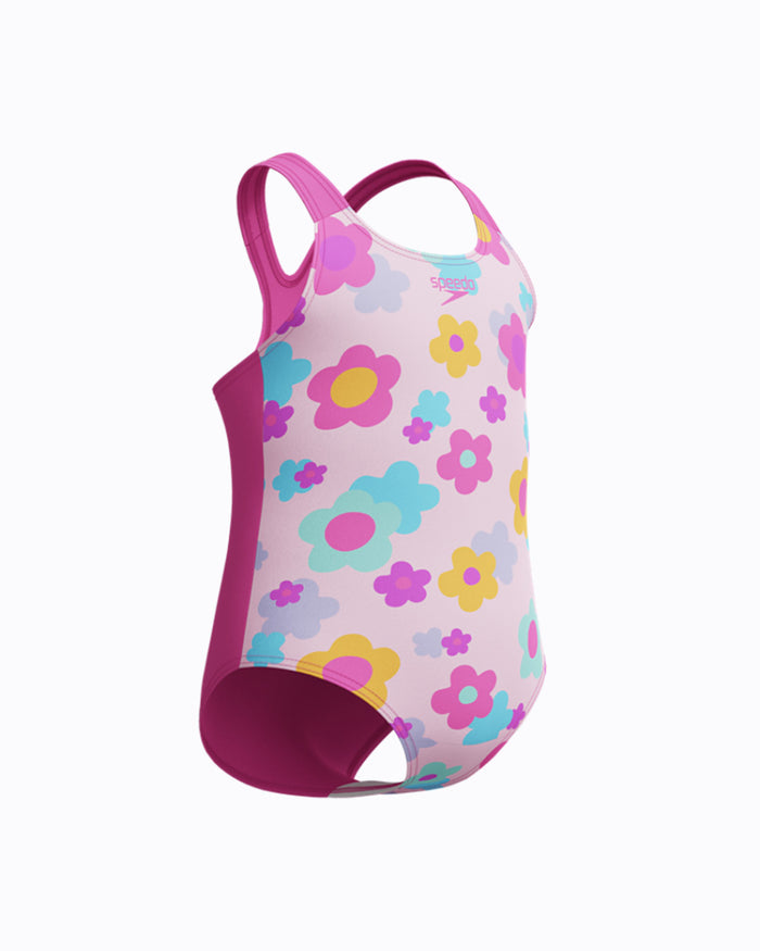 Speedo Infant's (W) Print Racerback 1pc Swimsuit - Pink