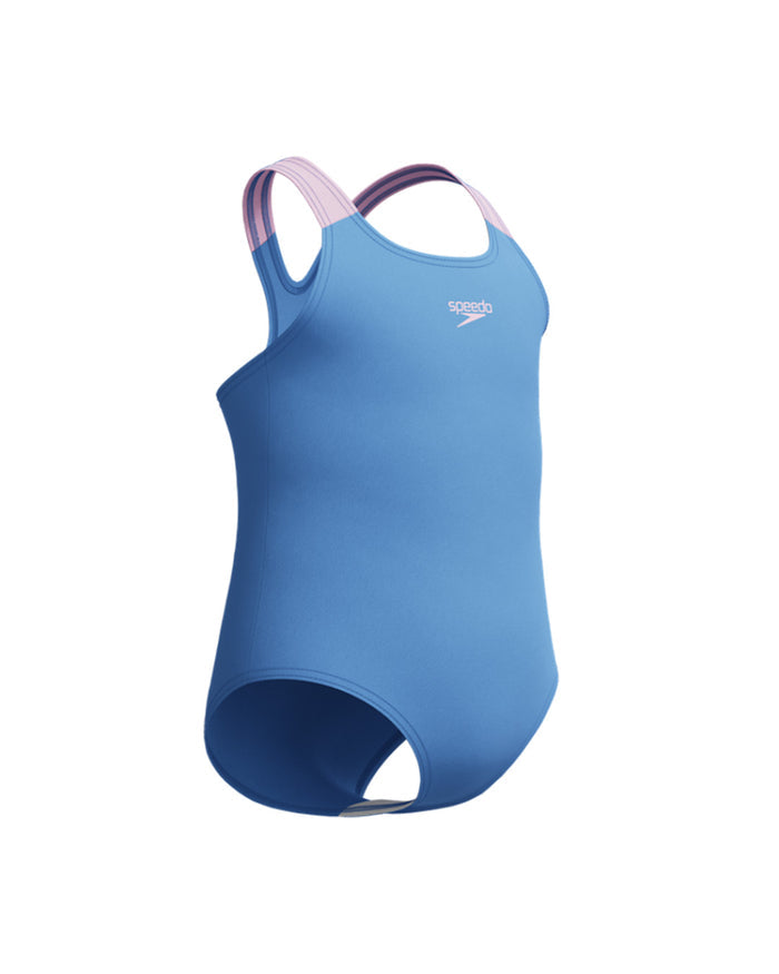 Speedo Infant's (W) Solid Medalist 1pc Swimsuit - Light Blue