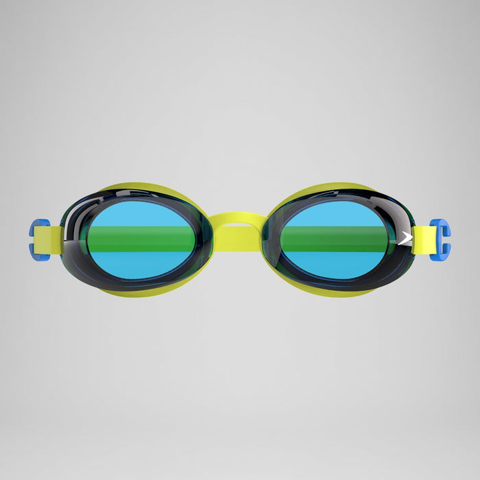 Speedo Junior's Jet 2.0 Goggles - Empire Yellow/Neon Blue