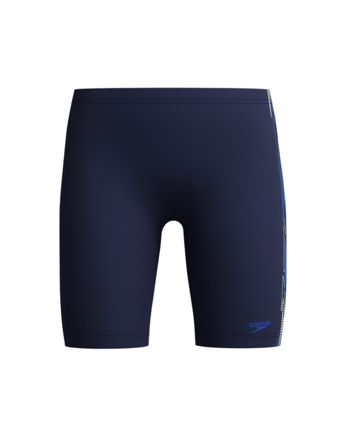 Speedo Junior's (M) Placement Jammer - Navy/Green