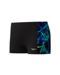 Speedo Junior's (M) Print Panel Aquashort - Black/Green