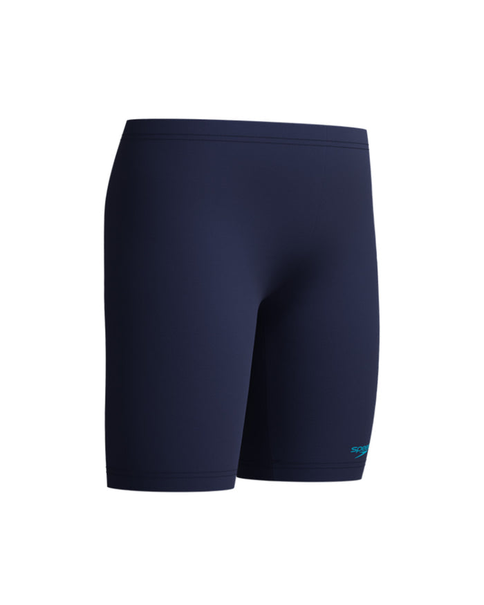 Speedo Junior's (M) Print Panel Jammer - Blue/Pink