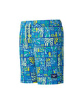 Speedo Junior's (M) Print Volley 15inch Watershort - Blue/Light Green