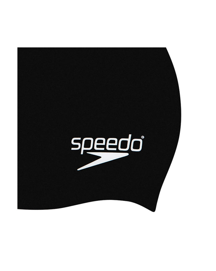 Speedo Junior's Moulded Silicone Cap - Black