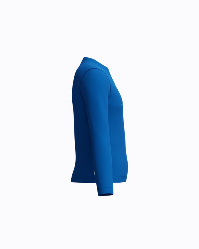 Speedo Junior's (U) L/S Classic Logo Rash Guard - Blue