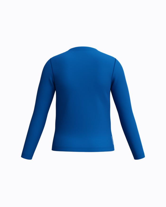Speedo Junior's (U) L/S Classic Logo Rash Guard - Blue