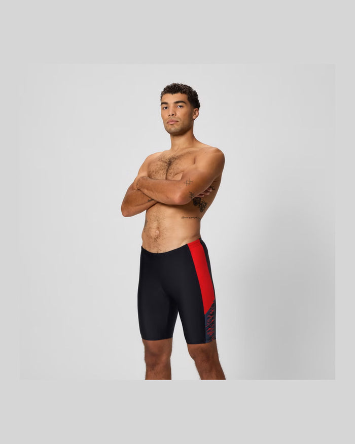 Speedo Men's Dive Jammer - Black/Red