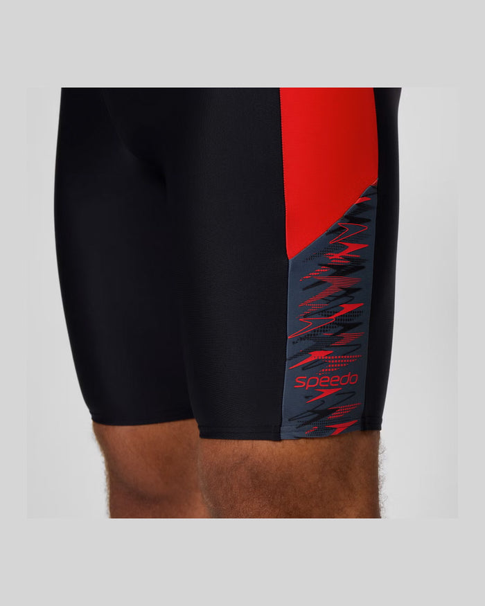 Speedo Men's Dive Jammer - Black/Red