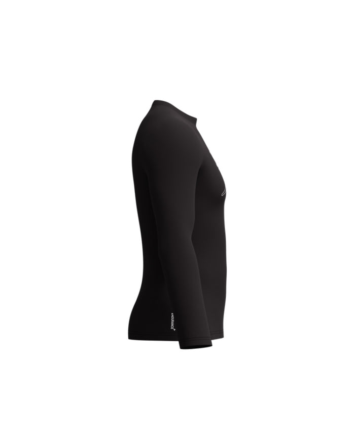 Speedo Men's Endurance+ L/S Classic Logo Rash Guard - Black