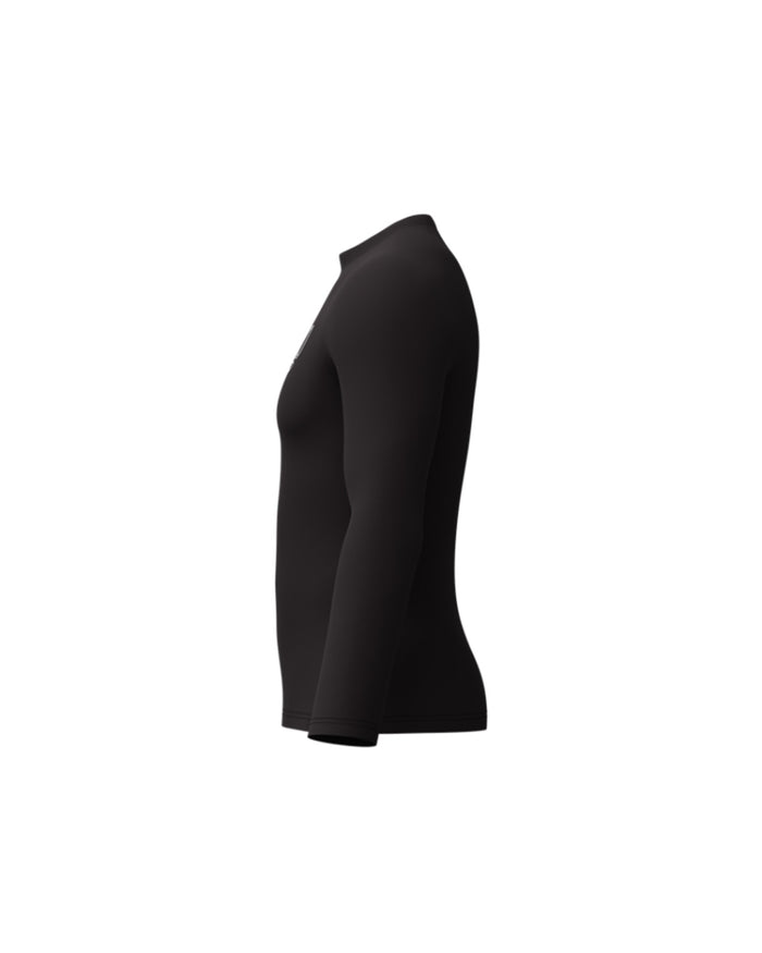 Speedo Men's Endurance+ L/S Classic Logo Rash Guard - Black