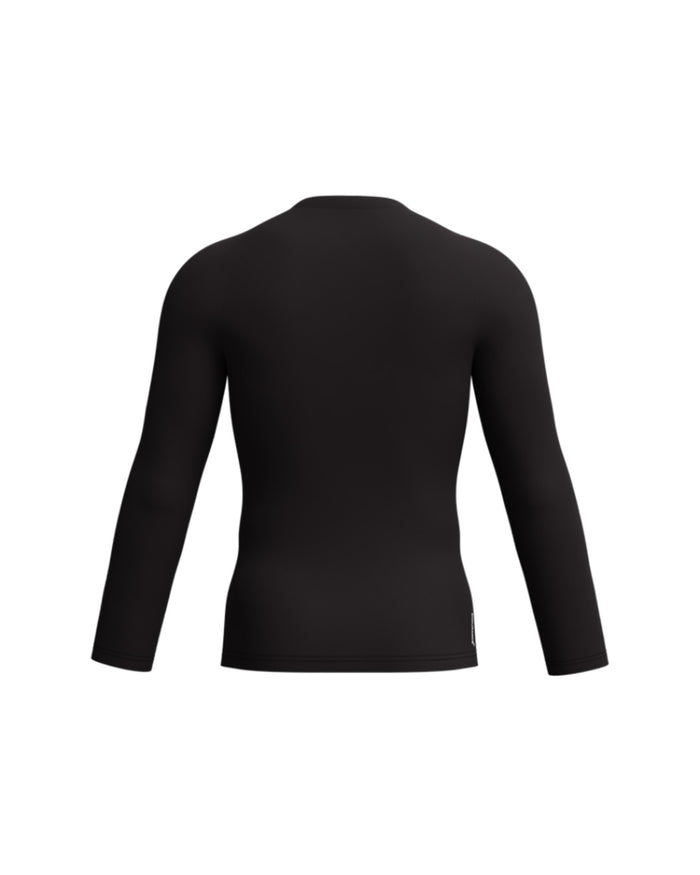 Speedo Men's Endurance+ L/S Classic Logo Rash Guard - Black