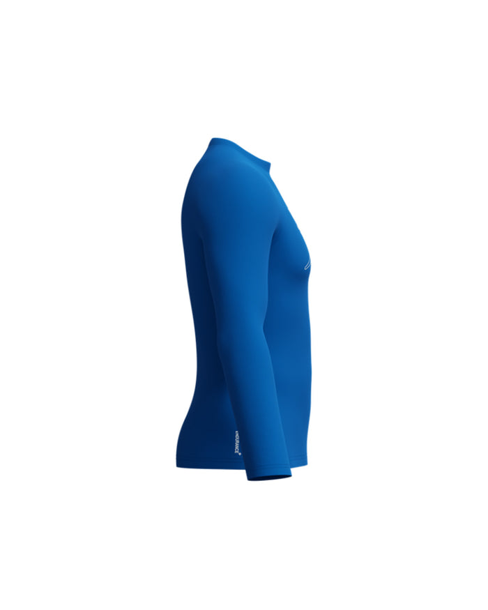 Speedo Men's Endurance+ L/S Classic Logo Rash Guard - Blue