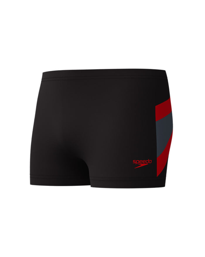 Speedo Men's Hyperboom Aquashort - Black/Red
