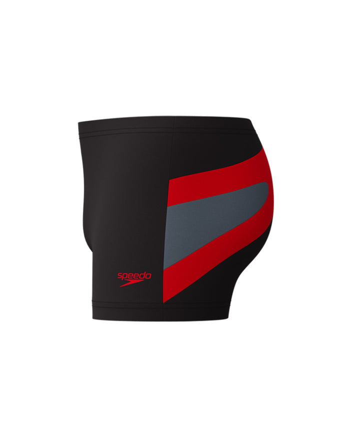 Speedo Men's Hyperboom Aquashort - Black/Red