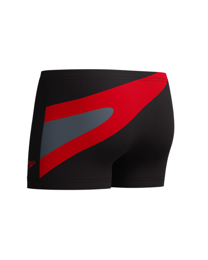 Speedo Men's Hyperboom Aquashort - Black/Red