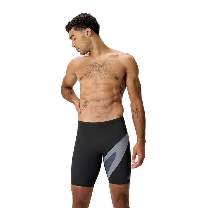 Speedo Men's Hyperboom Jammer - Black/Grey