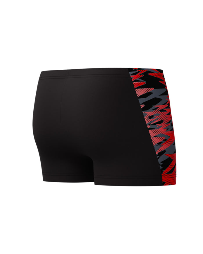 Speedo Men's Hyperboom Splice Aquashort - Black/Red